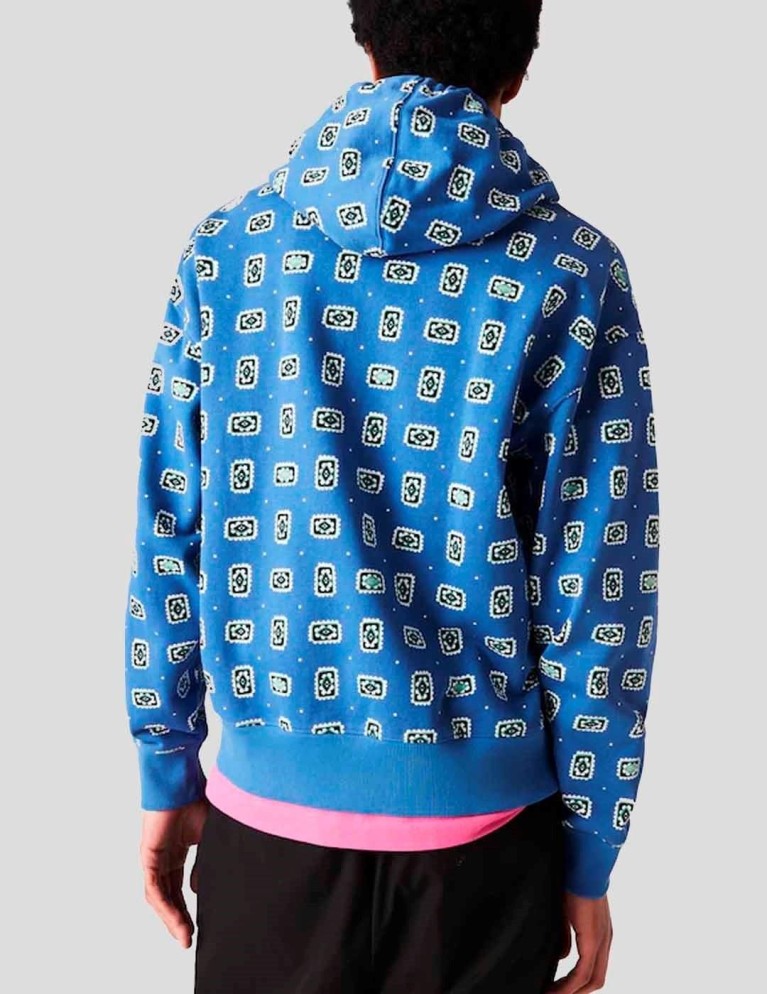 LASOSTE water fit hoodie vaporeaux / multico